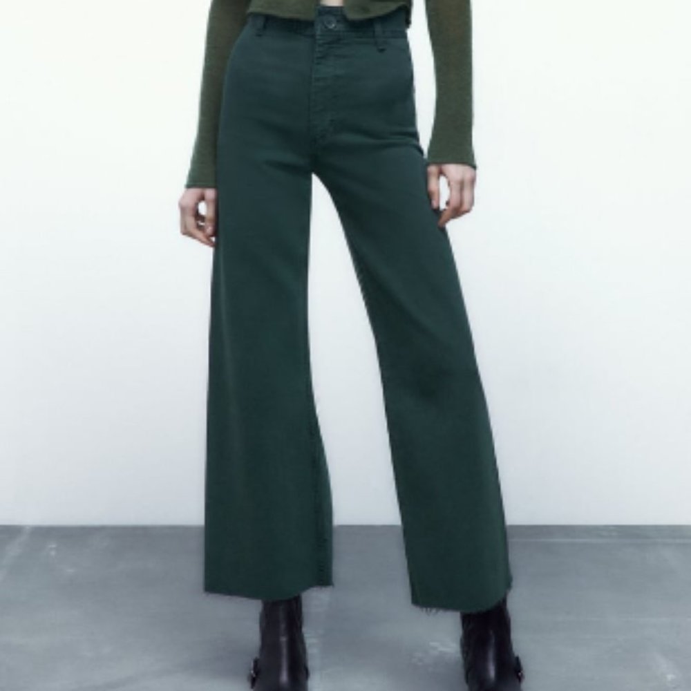 ZW The Marine Straight Jeans in Dark Green